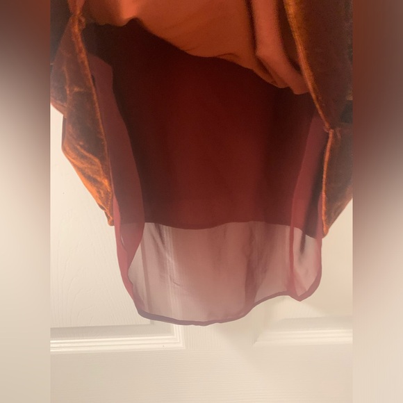 Loft NWT SZ Large Burnt Orange Velvety Tank - Picture 6 of 7